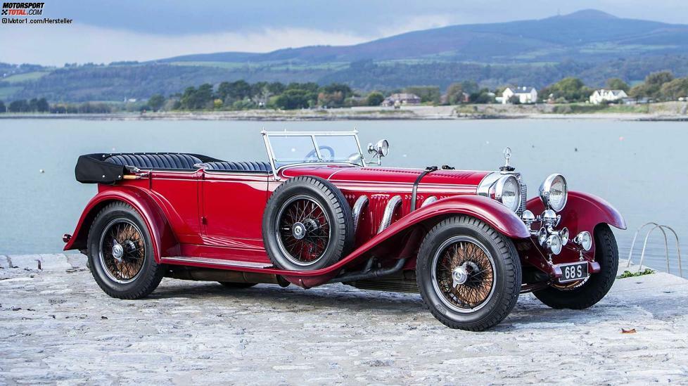 Das älteste Auto in diesen Top 10 ist der sehr seltene Mercedes Typ S 26/120/180/180 Kompressor Sports Tourer von 1928, eine kraftvolle 