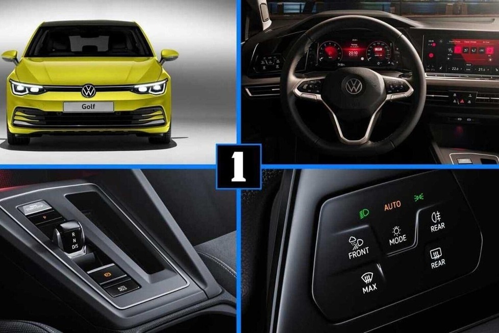 Die Liste der Neuheiten beim VW Golf VIII ist lang - Hier zeigen wir nur die 12 interessantesten Technik-Features