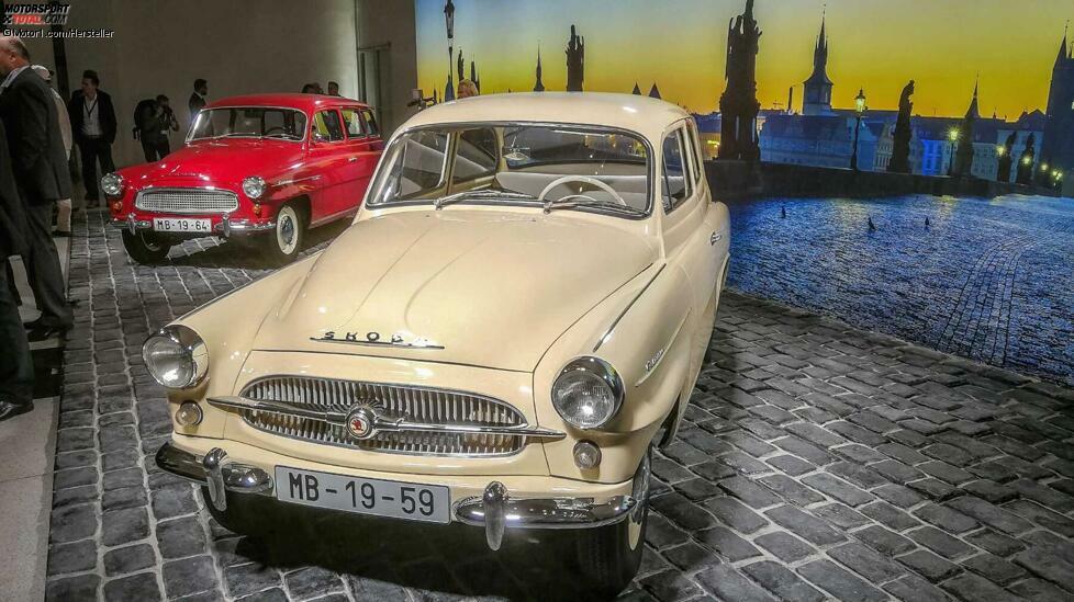 Weil der neue Octavia genau 60 Jahre nach dem Urmodell vorgestellt wurde, darf der erste Octavia von 1959 natürlich nicht fehlen.