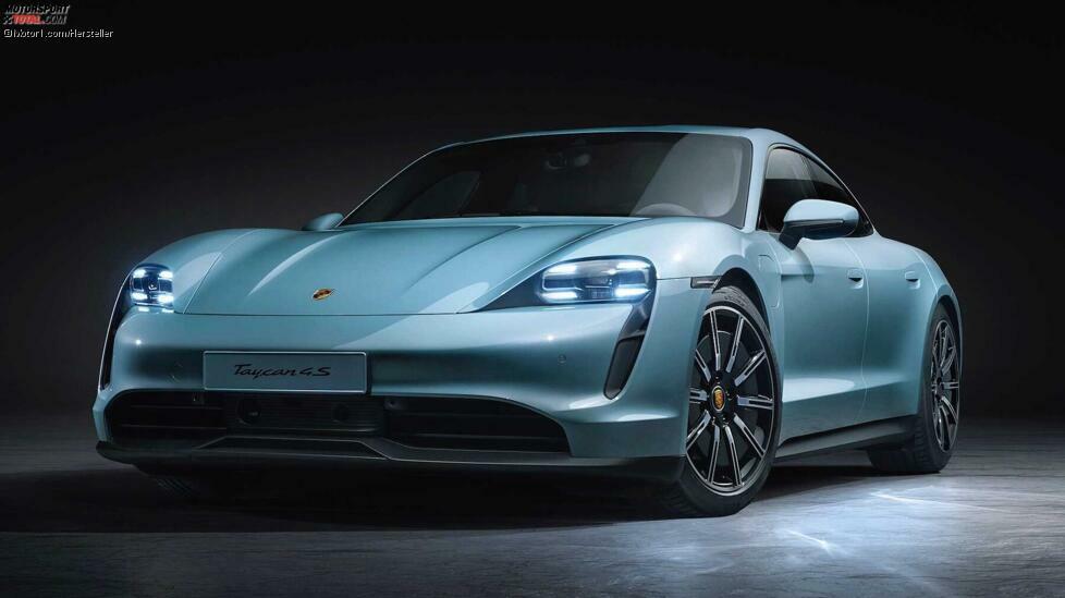 Der Taycan 4S, die etwas günstigere Version des neuen Porsche-Elektrosportlers, debütierte im Internet schon im Oktober. Mit zwei Elektromotoren und einem 79-kWh-Akku ausgerüstet, sprintet der 563 PS starke Porsche in 3,8 Sekunden auf Tempo 100. Zur Reichweite nach EPA wird Porsche erst in L.A. Angaben machen.
Mehr zum Taycan:Porsche Taycan 4S kommt mit zwei Batterie-Optionen, deutlich niedrigerem PreisTest Porsche Taycan Turbo S: Erste Fahrt im Tesla-Fighter