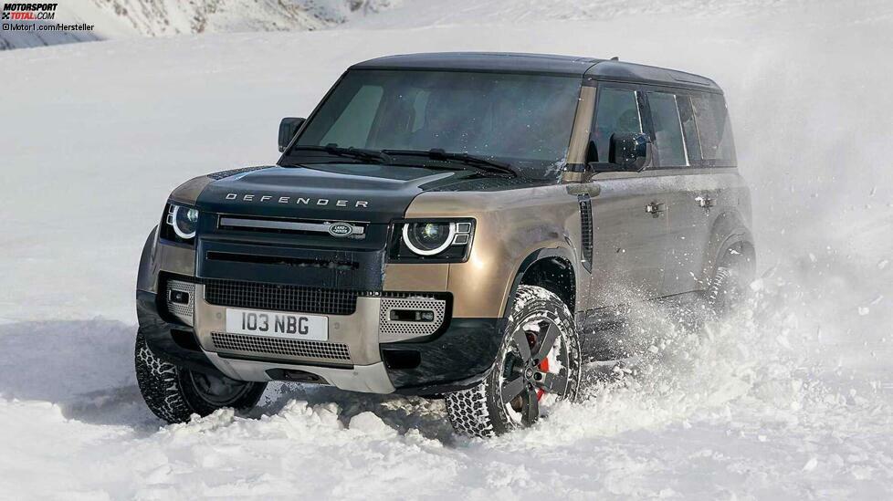 Bis zu 400 PS ist der neue Land Rover Defender stark. Trotzdem soll er im Gelände brillieren können: Die Böschungswinkel betragen zum Beispiel 38 Grad vorne und 40 Grad hinten, dazu gibt es 900 Millimeter Wattiefe. Wie sich das in der Praxis anfühlt, werden wir im April 2020 wissen. Dann dürfen wir ans Steuer des bei 49.700 Euro startenden Defender. 
Mehr zum neuen Defender:Land Rover Defender (2020): Alles zur Neuauflage (Update)Land Rover Defender wird der Star im neuen 007-Film