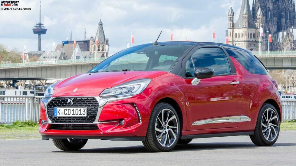 Auch der DS3 wurde 2019 eingestellt. Der Kleinwagen kam 2010 noch als Citroën DS3 auf den Markt, gefolgt von DS3 Cabrio. Basis war der Citroën C3 der zweiten Generation. Ein neuer DS3 auf Basis der 2017 gestarteten, dritten C3-Generation wurde nicht mehr aufgelegt. Seither kann DS nur noch zwei Modelle vorweisen: den DS 3 Crossback und den DS 7 Crossback.