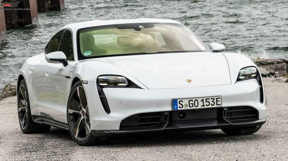 Deutschland: Porsche Taycan - Das erste neuere Elektrofahrzeug von Porsche (es gab schließlich im vorletzten Jahrhundert schon den Lohner Porsche) gibt es in drei Versionen, die zwischen 571 und 761 PS entwickeln. Der stärkste sorgt für eine brutale Beschleunigung von 0 auf 100 km/h in nur 2,8 Sekunden.