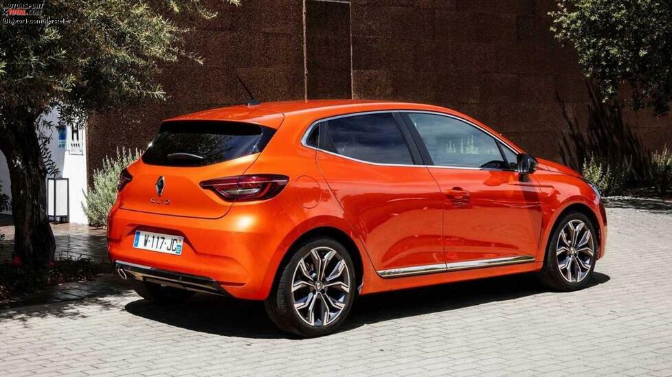 Italien: Renault Clio - Der französische Kleinwagen zeigt sich äußerlich kaum verändert, doch das Interieur wurde komplett umgestaltet und technisch verbessert, unter anderem mit großen Displays. Die Modellpalette wird künftig auch eine 135 PS starke E-Tech-Hybridversion umfassen.