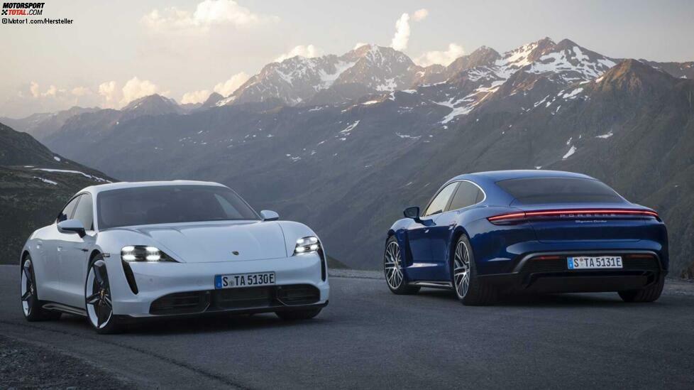 Porsche hat uns im Jahr 2019 ein viertüriges Coupé oder eine Limousine mit einem fast 800 PS starken Elektroantrieb vorgestellt. Kein Modell in der Porsche-Palette beschleunigt schneller auf 100 km/h. Es gibt allerdings auch weniger leistungsstarke Versionen, die weniger kosten als die 200.000 Euro, die für eine Turbo-S-Version verlangt werden. 
Mehr zum Taycan:Porsche Taycan (2019): Das ist der neue Elektro-SportwagenPorsche Taycan 4S kommt mit zwei Batterie-Optionen, deutlich niedrigerem Preis