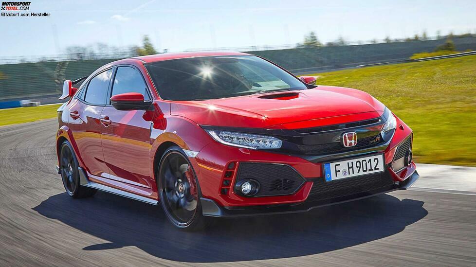 Der ikonische Honda Civic Type R zählt zu den stärksten Fronttrieblern auf dem Markt. 
Ganz frisch ist ein leichtes Facelift und die 