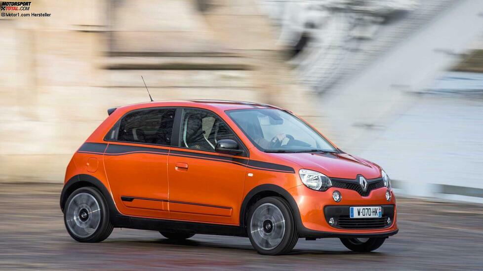 Zwischen 2016 und 2019 baute Renault den stärksten Twingo III: Der Twingo GT leistete 110 PS, genug für 182 km/h Höchstgeschwindigkeit und 9,6 Sekunden auf Tempo 100.
Optional war hier wie auch in den anderen Twingo-Modellen ein Doppelkupplungsgetriebe namens EDC erhältlich.