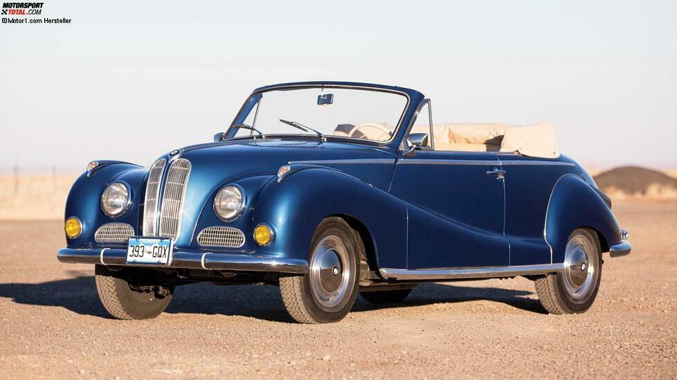 Zu den teuersten BMWs gehört auch dieses sehr seltene BMW 502 Cabriolet mit Baur-Karosserie, eines von nur 57 Exemplaren der offenen Version des 