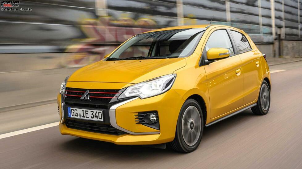 Der Mitsubishi Space Star ist (anders als es der Name suggeriert) mitnichten ein Van mit großem Innenraum, sondern der kleinste Mitsubishi überhaupt. Der Basismotor ist ein 1,0-Liter-Dreizylinder mit 71 PS und 88 Nm Drehmoment. Der bringt den Kleinstwagen auf maximal 172 km/h und ermöglicht eine Beschleunigung auf 100 km/h in 15,7 Sekunden ermöglicht.

 