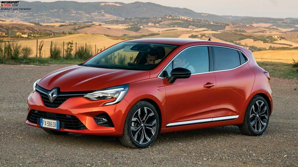 Der Renault Clio setzte sich im Februar an die Spitze der meistverkauften Autos in Europa und gehört auch in Deutschland zu den beliebtesten Kleinwagen. Die Basisversion mit dem 1,0-Liter-Dreizylinder mit 65 PS und 95 Nm Drehmoment erringt in der Sonderwertung immerhin den dritten Platz: Sie sprintet in 17,1 Sekunden von 0 auf 100 km/h und schafft 160 km/h.