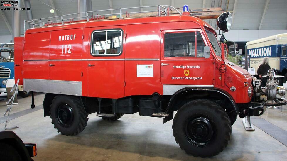 Diese einst im Schwarzwald aktive Unimog S Feuerwehr konnte 2019 auf der 