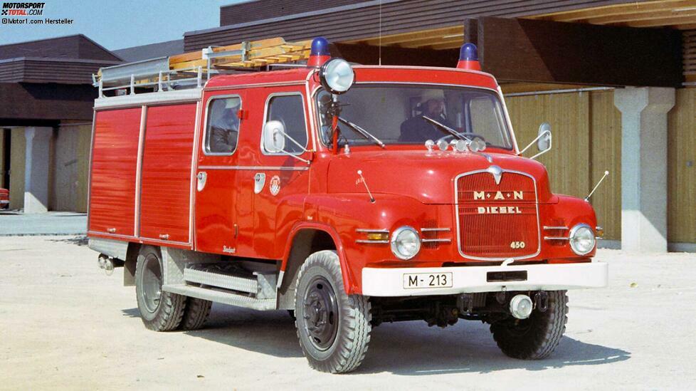 1957 führte MAN die moderne Hauber-Baureihe bei den Feuerwehren ein. Speziell für die Feuerwehren bot MAN den Typ 450 HA-LF an.