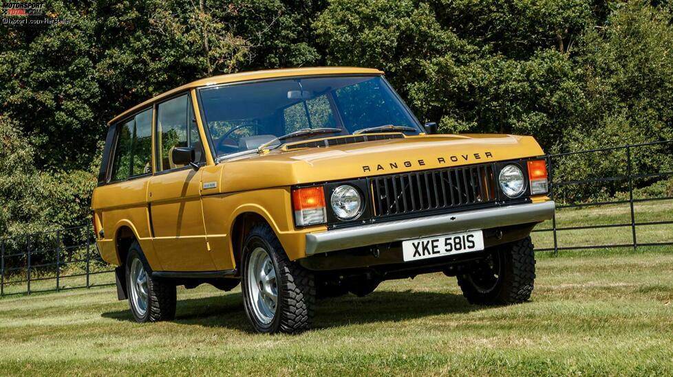 Werfen wir unserer Bildergalerie einen Blick zurück auf das Jahr 1970. Am 17. Juni wurde der Range Rover offiziell vorgestellt. Bereits seit den 1950er-Jahren hatte man bei Land Rover Ideen für einen 