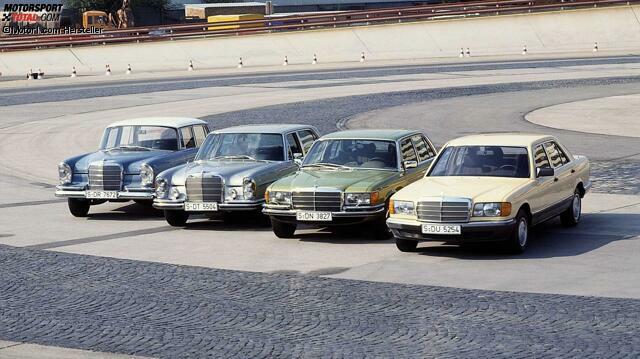 Die Mercedes S-Klasse: Jede Generation setzte neue Maßstäbe - Der Blick zurück ... Die Mercedes S-Klasse: Jede Generation setzte neue Maßstäbe - Der Blick zurück ...
