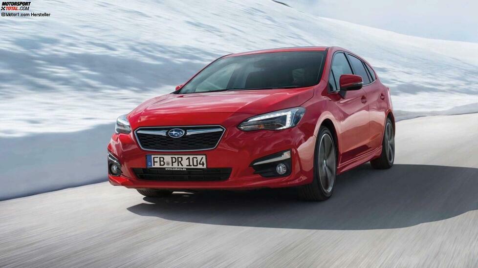 Wenn Sie das Bild sehen, werden viele von Ihnen denken, dass der Subaru Impreza kein Modell ist, das aus gestalterischer Sicht Debatten auslöst. Wir in der Redaktion empfinden die aktuelle Generation aber als etwas nüchtern, vor allem angesichts früherer Versionen eines Modells, das sich rühmen kann, in den 1990er-Jahren Rallye-Weltmeister gewesen zu sein.