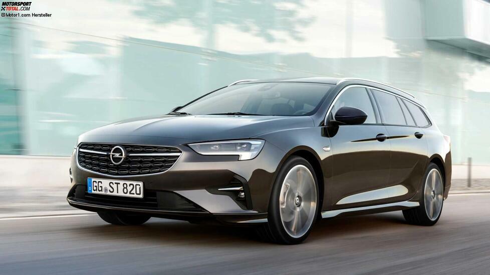 Der Opel Insignia B startete 2017; ein Facelift folgte 2020. Neben dem Fünftürer Grand Sports wird der Kombi namens Sports Tourer verkauft. Der Country Tourer, eine Kombiversion mit Offroadelementen, wurde mit dem Facelift eingestellt. Auch eine Allradversion gibt es offenbar nicht mehr - zumindest wird derzeit keine angeboten.  
Die Motorenpalette ist derzeit noch sehr übersichtlich: Es gibt einen Turbobenziner mit 200 PS und zwei Diesel (122 und 174 PS). Angekündigt wurden aber noch zwei weitere Turbobenziner (ein 1,4-Liter-Dreizylinder mit 145 PS und ein 2,0-Liter-Turbo mit 230 PS im Insignia GSi). Die neuen Aggregate wurden noch unter der Ägide von General Motors entwickelt, PSA-Motoren bekommt die aktuelle Generation nicht mehr. 

Länge: 4.986 mm
Kofferraum: 560?1.665 Liter
Motoren: 1 Turbobenziner, 2 Diesel (2 weitere Turbobenziner angekündigt)
Antrieb: Frontantrieb