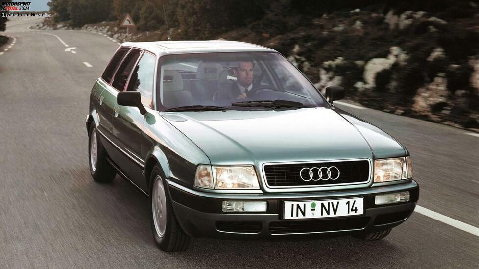 Solide, sicher und vollverzinkt: Die letzte Baureihe des Audi 80 markierte zugleich den Höhepunkt. Der 1991 präsentierte B4 ähnelte seinem Vorgänger stark, hatte aber diverse Änderungen zu bieten. So waren endlich der Kofferraum besser nutzbar, der Einbau einer Verbundlenkerachse ermöglichte geteilt umlegbare Rücksitze. 1992 folgte auch erstmals ein Kombi.
Zugleich wurde der Audi 80 innen qualitativ aufgewertet und es gab ihn auch mit Sechszylinder-Motoren. Diese Varianten ersetzten mit bis zu 2,8 Liter Hubraum und 174 PS die alte Audi-90-Baureihe.
Ende 1994 löste der erste A4 den Audi 80 ab.