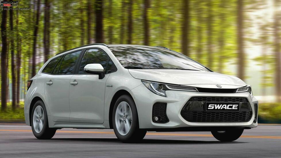 Beim Suzuki Swace handelt es sich um einen optisch nur leicht modifizierten Toyota Corolla. Von diesem übernimmt der Swace auch das Hybridsystem.
Es umfasst einen Elektromotor und einen 1,8-Liter-Benzinmotor. 122 PS Systemleistung bietet der 1.8 Hybrid im Corolla und im Swace, in 11,1 Sekunden beschleunigt er auf Tempo 100, maximal sind 180 km/h möglich. Die Schaltarbeit übernimmt ein stufenloses CVT-Getriebe.