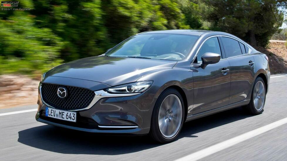 Besonders als 4,87 Meter langes Stufenheck gefällt der Mazda 6 mit einem gelungenen Design. Schon seit 2013 sind Limousine und Kombi auf dem Markt, wirken aber nicht angestaubt. 2018 erfolgte eine größere Modellpflege.
Motoren: 145 bis 194 PS (Benziner), 150 bis 184 PS (Diesel).