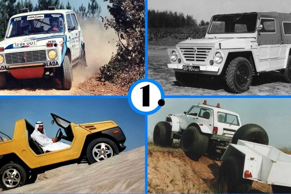 Der 1977 eingeführte und oft als Lada 4x4 bekannte Niva hat eine bewegte Geschichte - Wir zeigen die ungewöhnlichsten Modelle