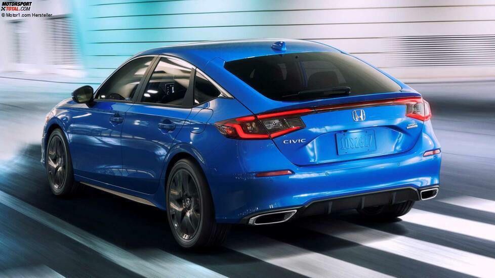 2022 Honda Civic Schrägheck Hinterwinkel