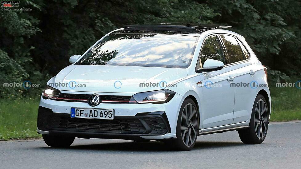 VW Polo GTI Facelift (2021) als Erlkönig