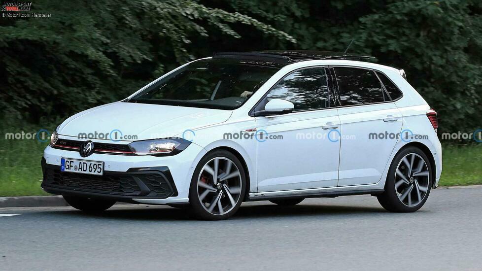 VW Polo GTI Facelift (2021) als Erlkönig