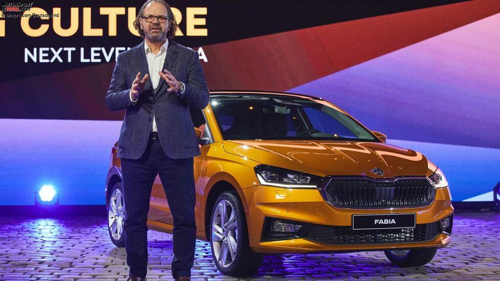 Skoda-Designchef Oliver Stefani am neuen Fabia