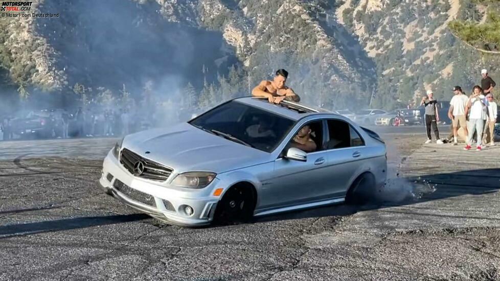 Mercedes C63 Wreck
