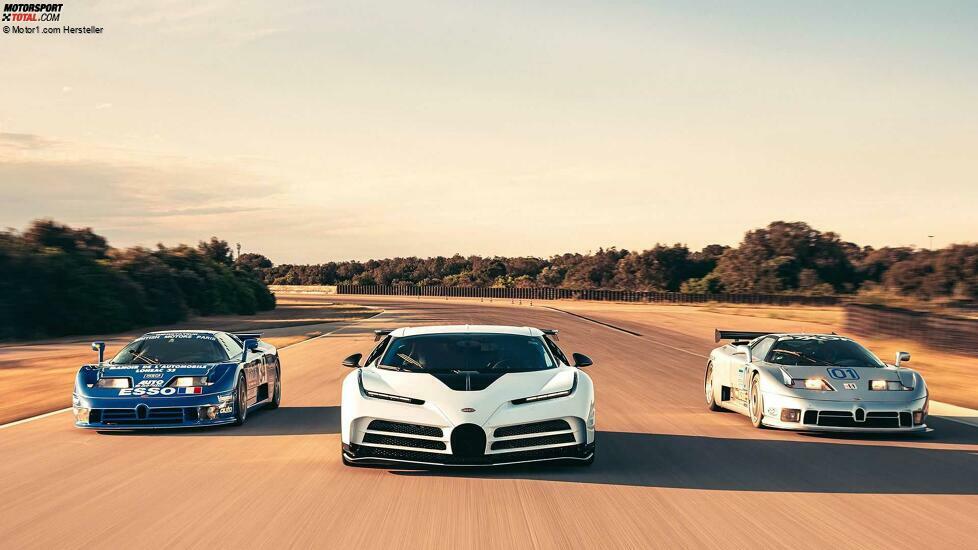 Bugatti EB 110 und Bugatti Centodieci