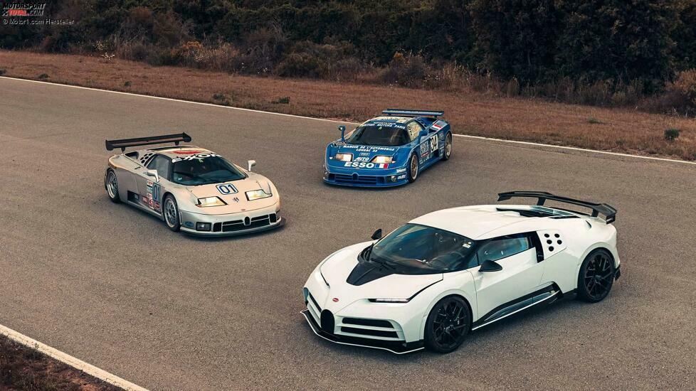 Bugatti EB 110 und Bugatti Centodieci