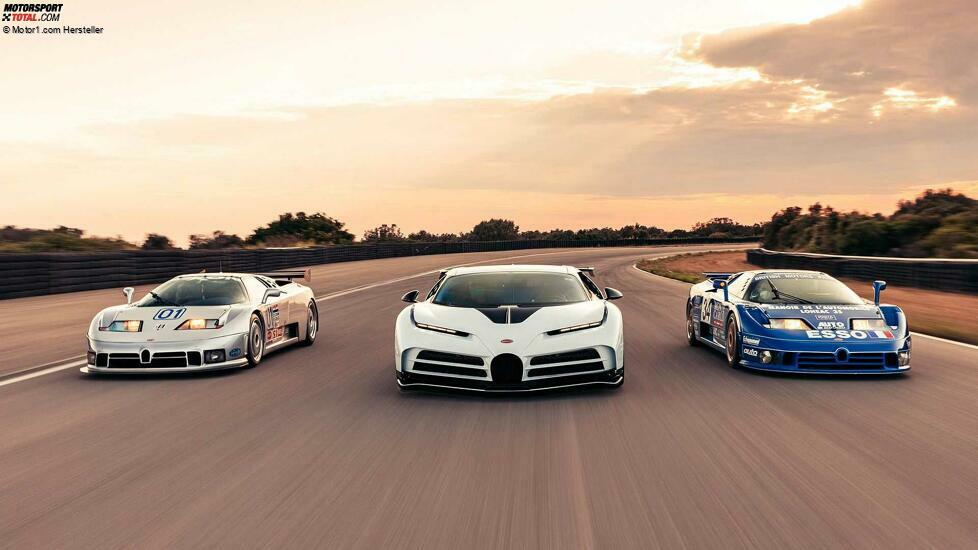 Bugatti EB 110 und Bugatti Centodieci