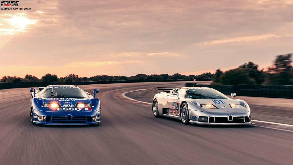 Bugatti EB 110 und Bugatti Centodieci