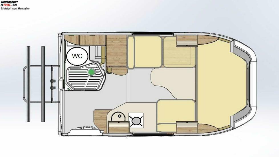 Lada 4x4 motorhome layout