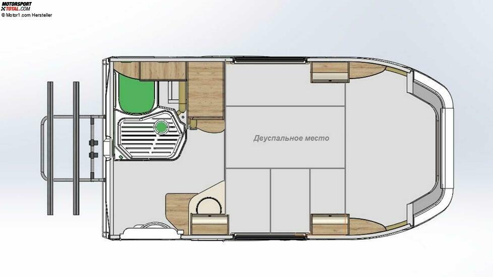 Lada 4x4 motorhome layout