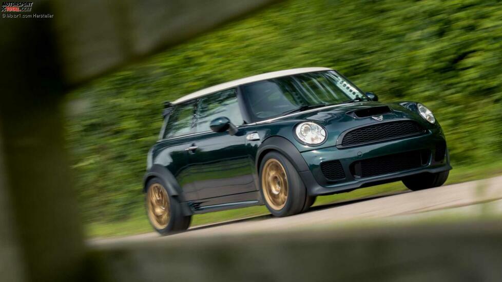 Powerflex introduces a crazy V8-powered Mini Cooper that sends power to the rear wheels at Goodwood.