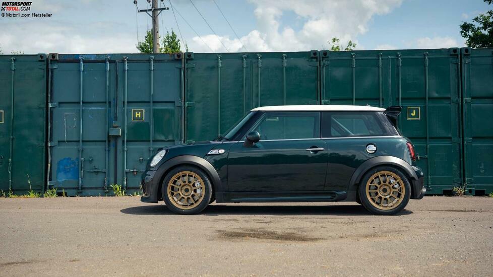 Powerflex introduces a crazy V8-powered Mini Cooper that sends power to the rear wheels at Goodwood.