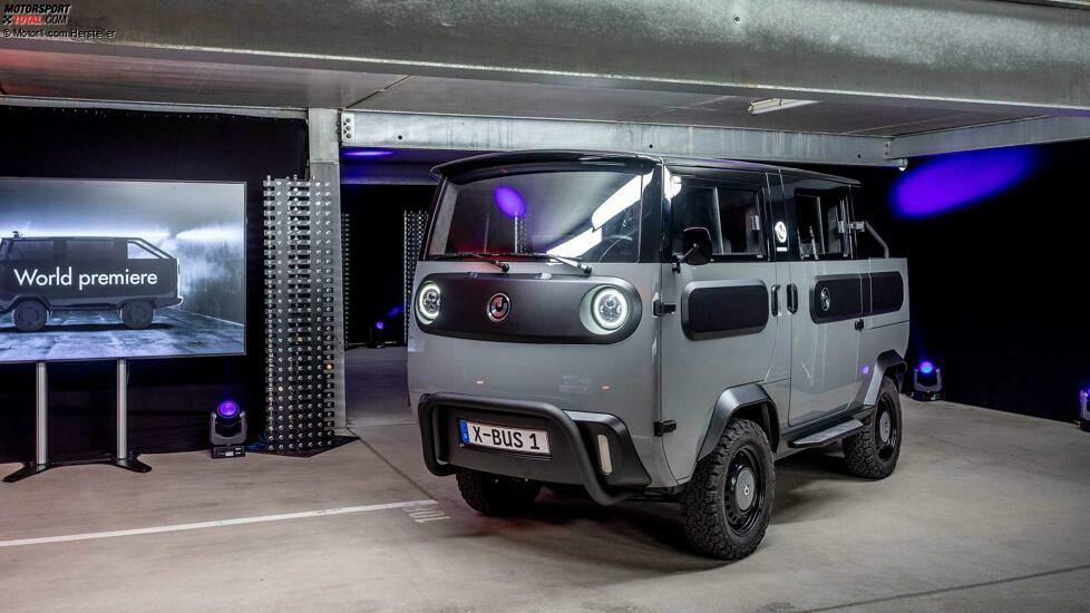 Electric Brands XBus (2022) bei der Vorstellung des Fullrunner-Prototyps am 7. Juli 2021