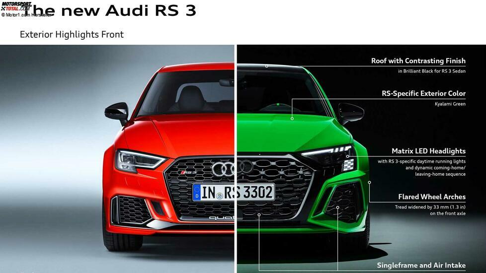 Nuova Audi RS 3 Sedan (2021)