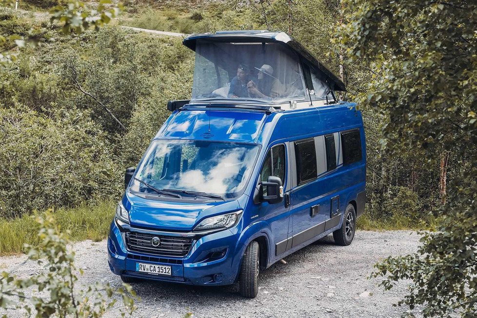 Camper Vans mit Aufstelldach, neue Frontpartie bei den Integrierten
