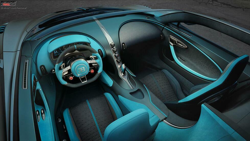 Divo Racing Blue: So nennt sich die auffällige Farbe des Bugatti