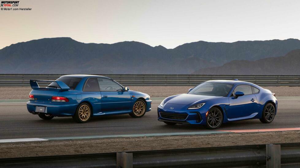 2022 Subaru BRZ und Impreza 1998