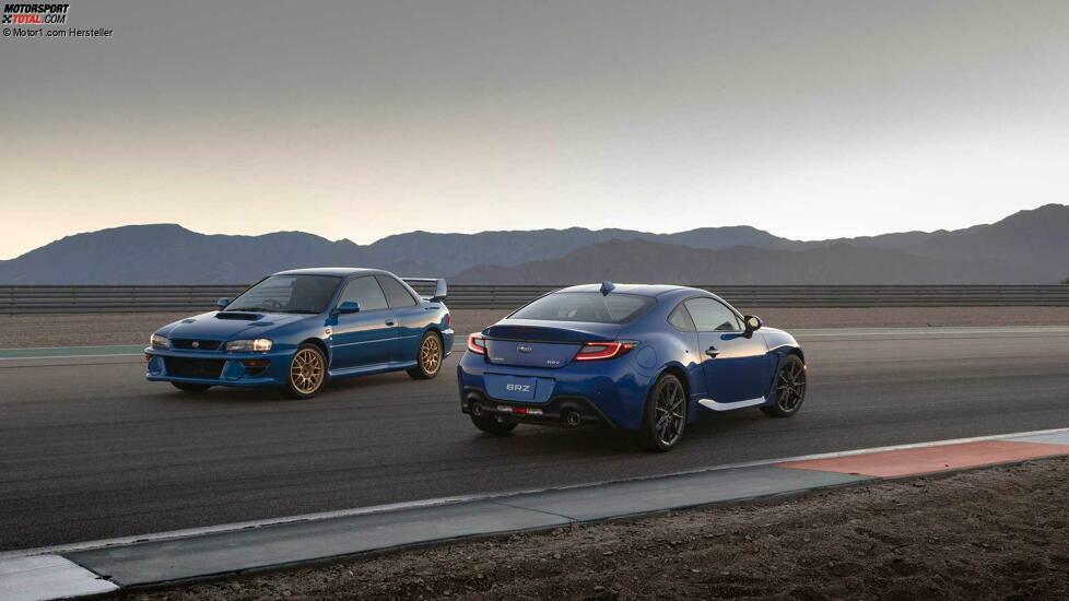 2022 Subaru BRZ und Impreza 1998