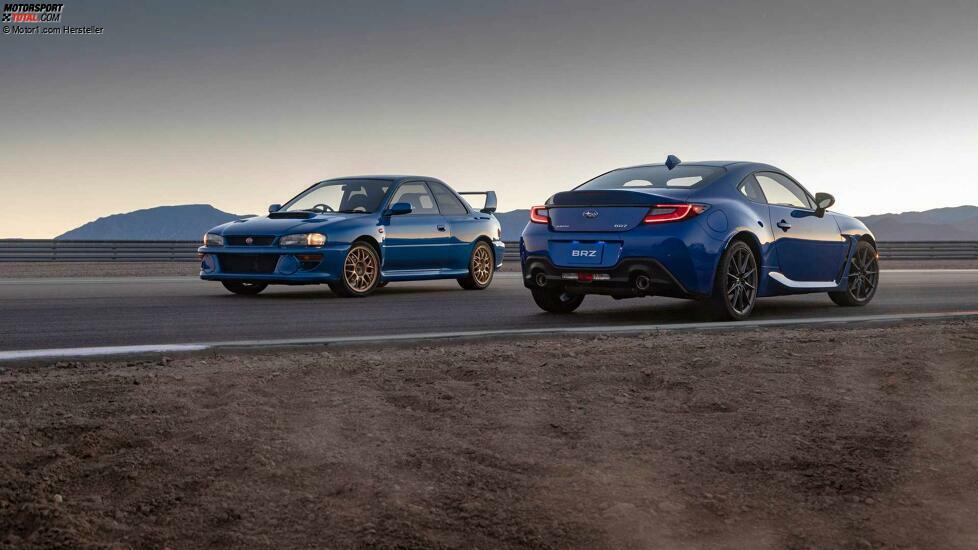 2022 Subaru BRZ und Impreza 1998