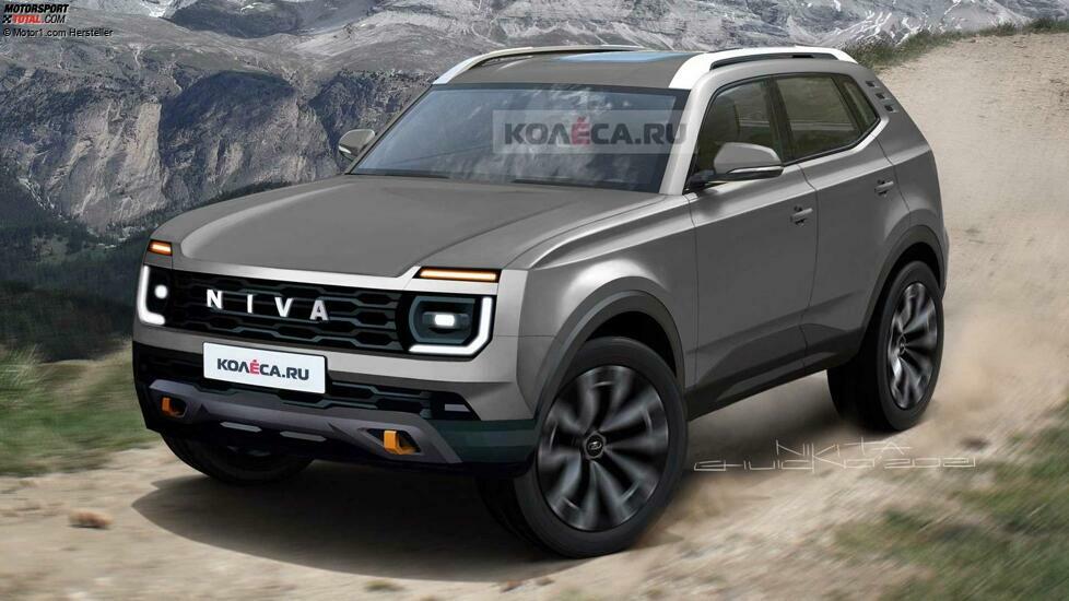 2024 Lada Niva Rendering (vorne)