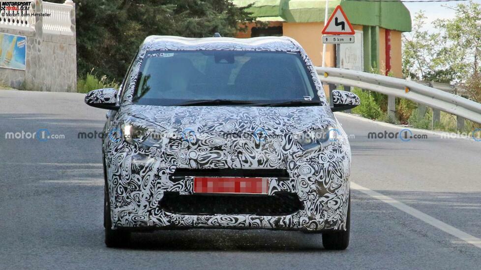 2022 Toyota Aygo neues Spionagefoto