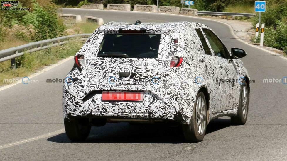 2022 Toyota Aygo neues Spionagefoto