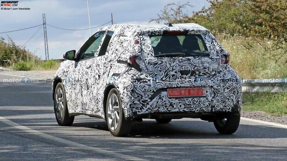 2022 Toyota Aygo neues Spionagefoto