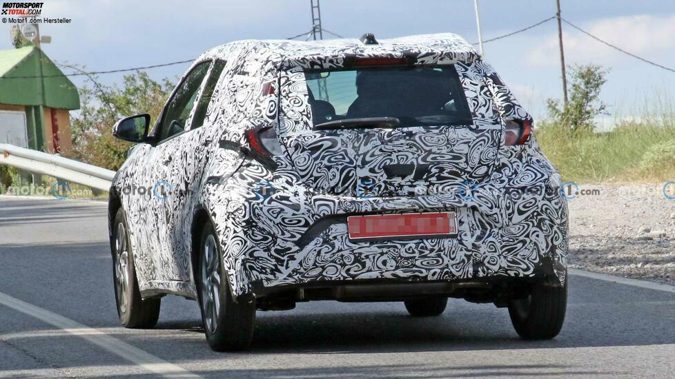 2022 Toyota Aygo neues Spionagefoto