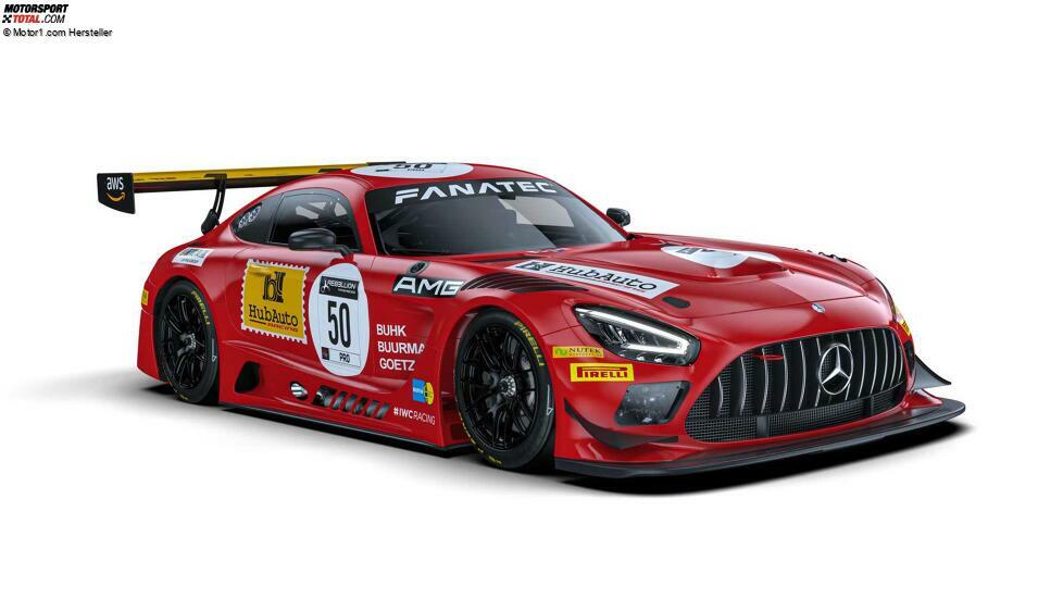 Mercedes-AMG GT3 #50 in historischem Design